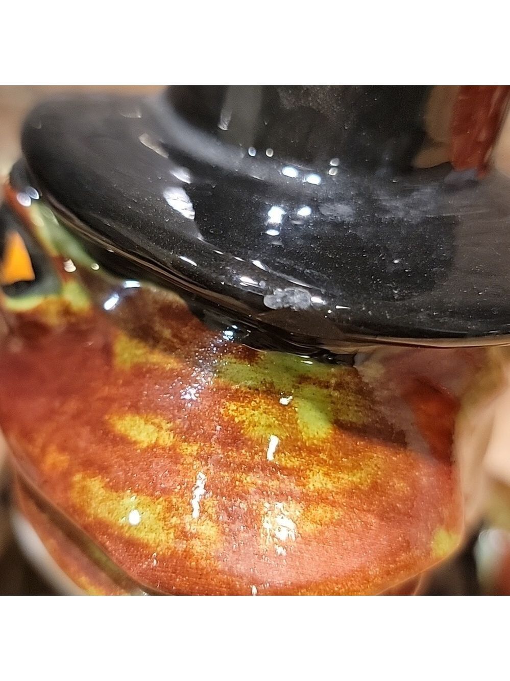Vintage Ceramic Frog in Tuxedo and Top Hat Planter - Picture 6 of 6